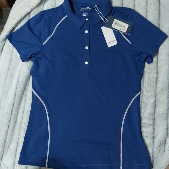 Nwt Annika Cutter & Buck Golf Shirt Size S - Picture 1 of 3